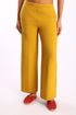Straight leg pants with elastic on the back